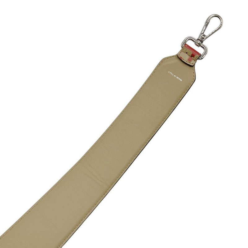 [Good condition] FENDI Strap You Zucca Leather Shoulder Strap Bag Strap Beige