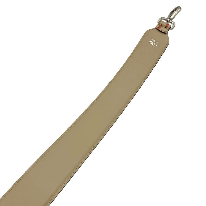 [Good condition] FENDI Strap You Zucca Leather Shoulder Strap Bag Strap Beige