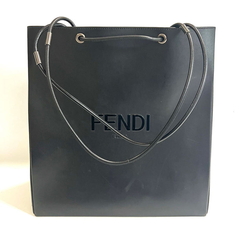 FENDI tote bag shopping leather logo hand