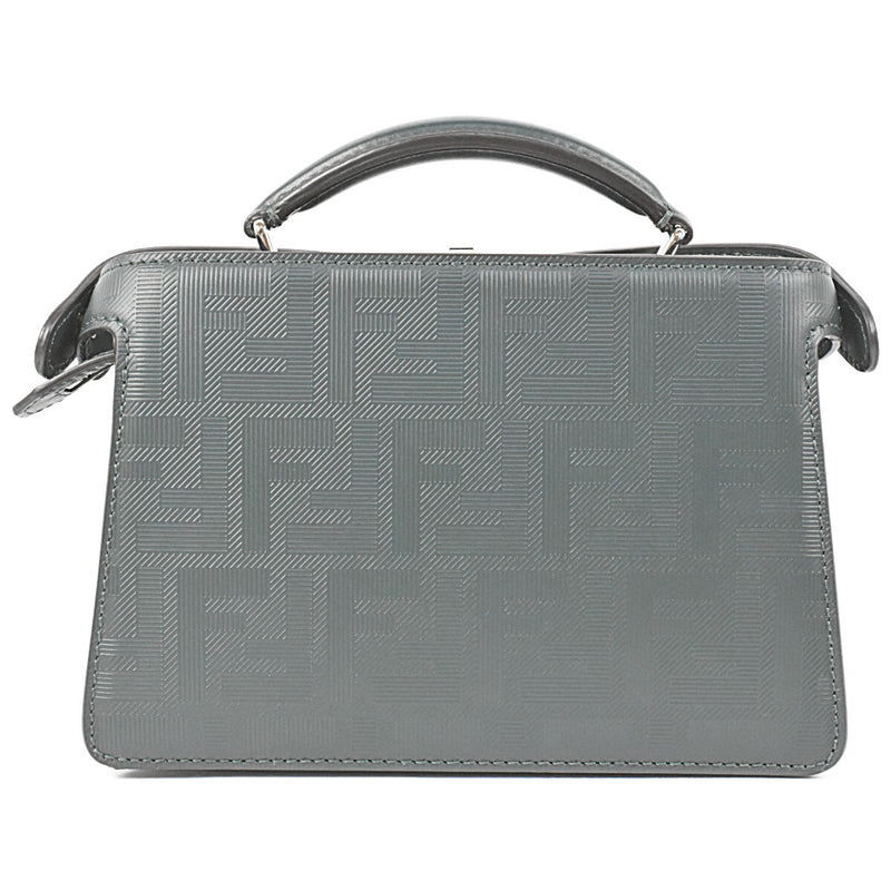 FENDI Super Beautiful Peekaboo ISeeU X-Cross 2way Mini Shoulder Bag F Embossed