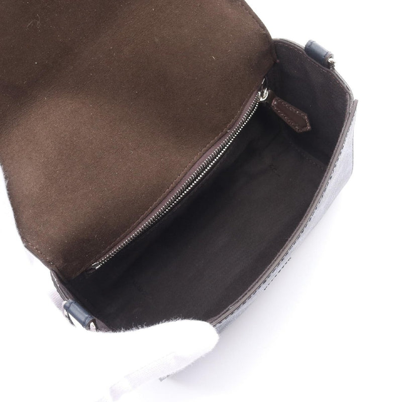 FENDI FF Squared Compact Bag Brand Off FENDI Leather Shoulder Bag Canvas