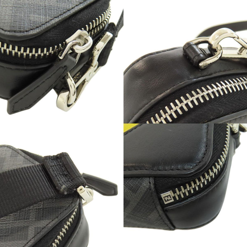 FENDI Mini Shoulder Shoulder Bag Leather Men's