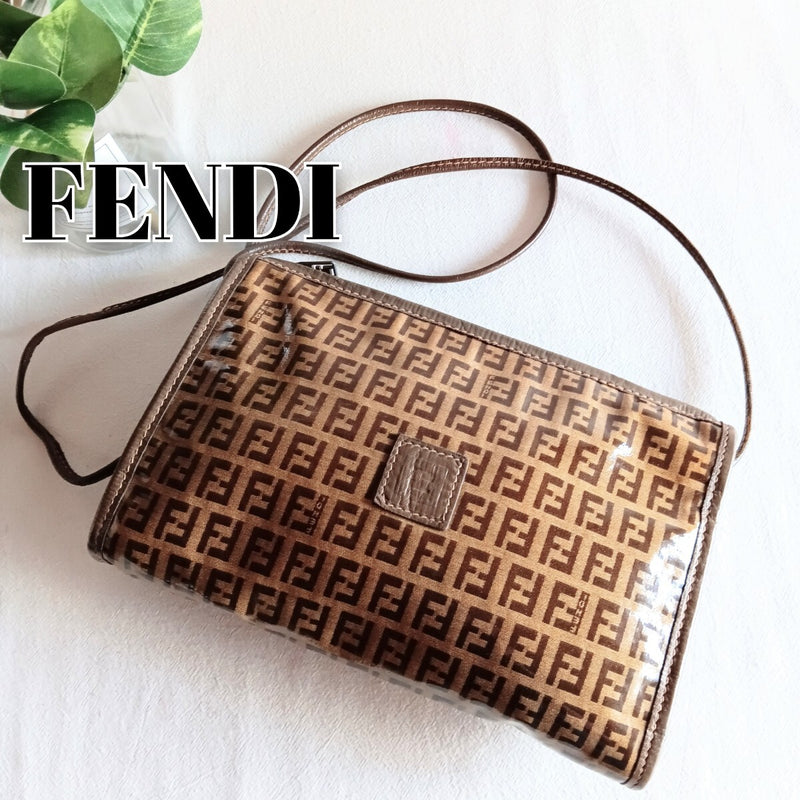 Good quality FENDI Old Enamel Shoulder Pochette Women's Men's