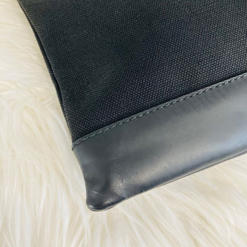 BALENCIAGA Clutch Bag Balenciaga Black Denim Campus