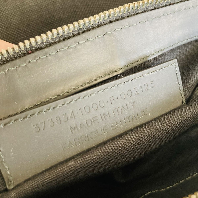 BALENCIAGA Clutch Bag Balenciaga Black Denim Campus