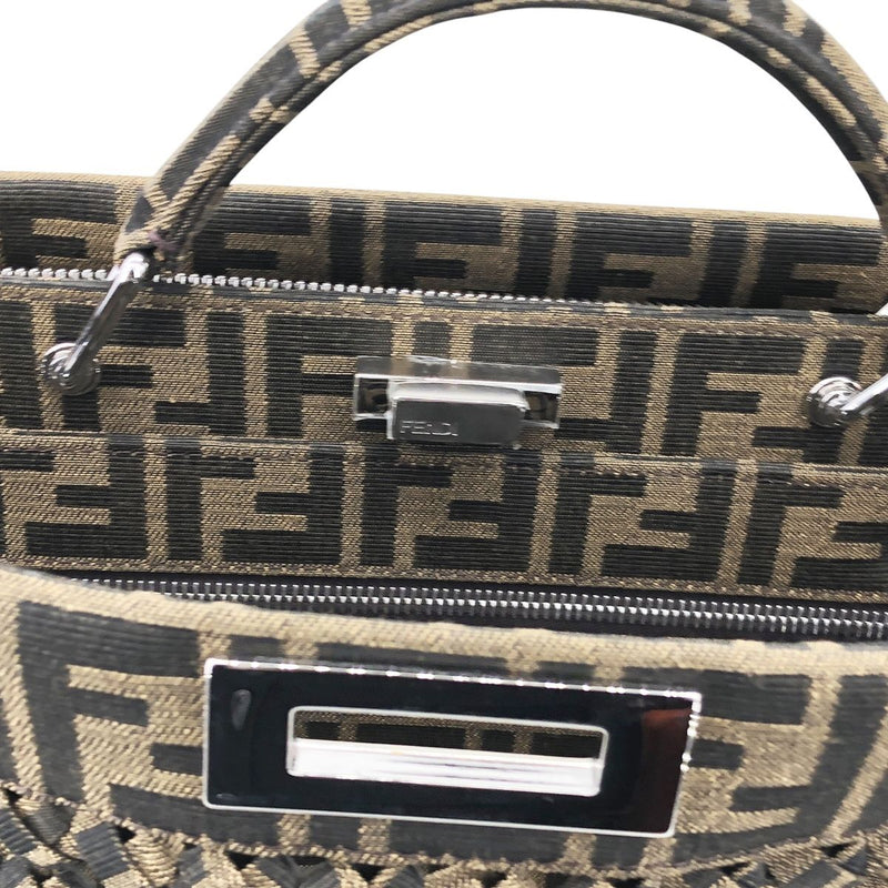 FENDI Peekaboo IC You Medium 7VA529 Business Bag Briefcase Logo 24034682 AO
