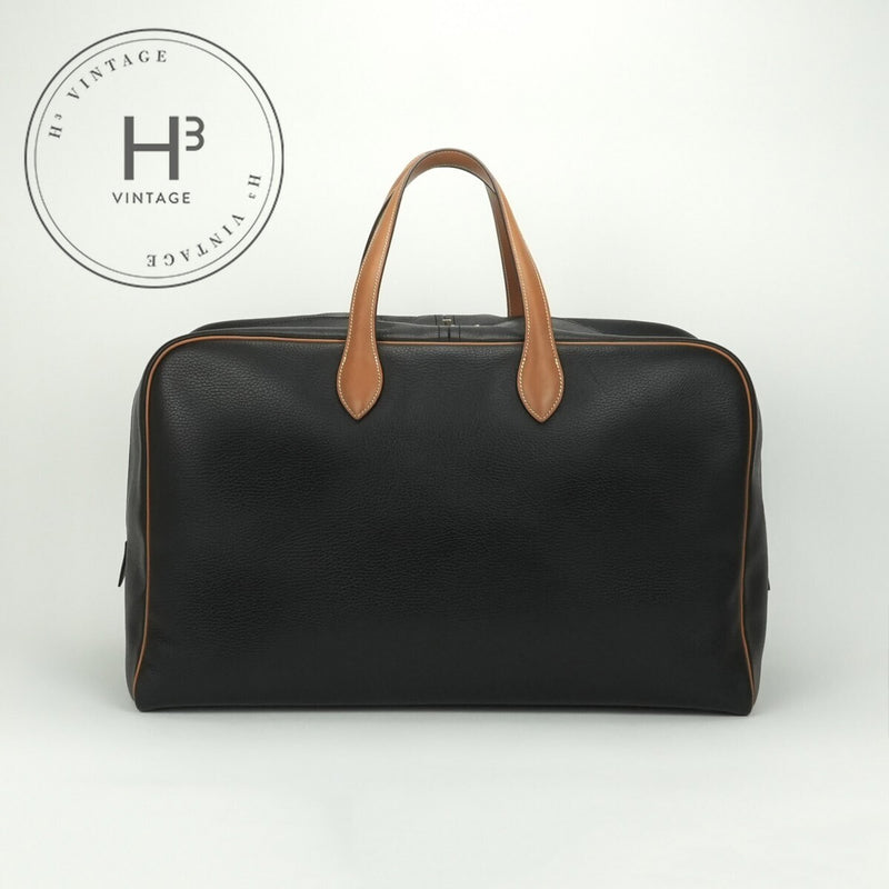 Hermes HERMES Victoria 50 Victoria 50 Bag Tote Bag Ardennes Noir Noir Natural