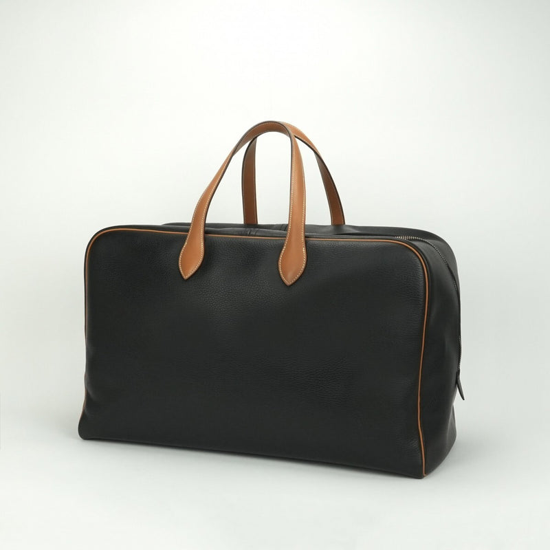 Hermes HERMES Victoria 50 Victoria 50 Bag Tote Bag Ardennes Noir Noir Natural
