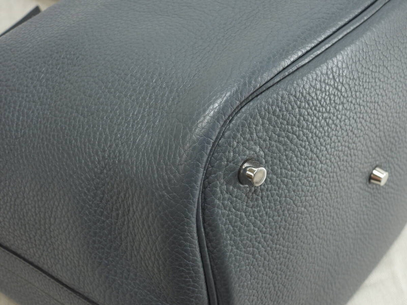 Hermes Picotin Rock GM Torillon Clemence Blue Orange Handbag Tote Bag in good