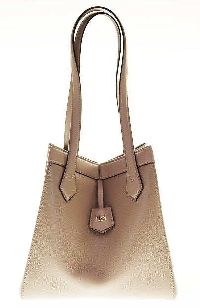 FENDI ORIGAMI MEDIUM CORDA 8BH414APZA F11WS Origami Tote 2way Bag Medium Beige