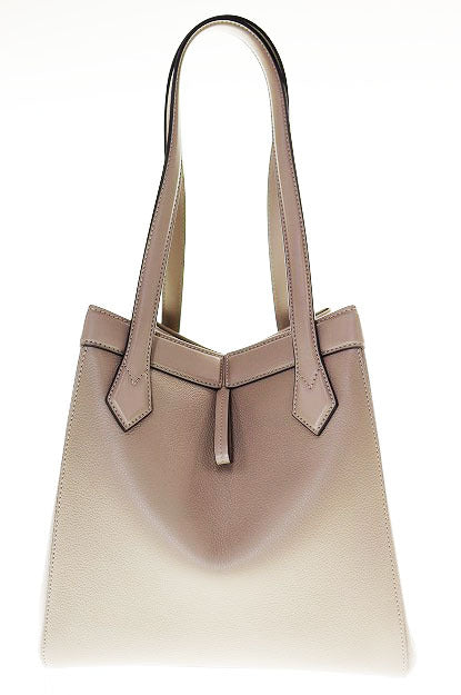 FENDI ORIGAMI MEDIUM CORDA 8BH414APZA F11WS Origami Tote 2way Bag Medium Beige