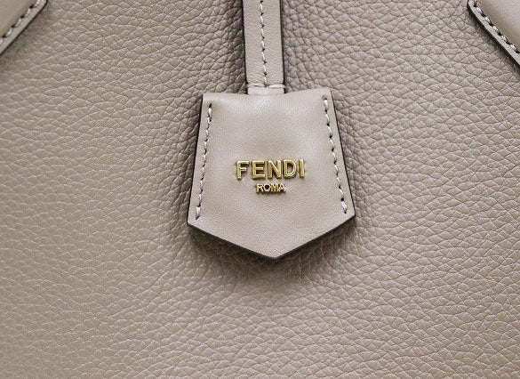 FENDI ORIGAMI MEDIUM CORDA 8BH414APZA F11WS Origami Tote 2way Bag Medium Beige