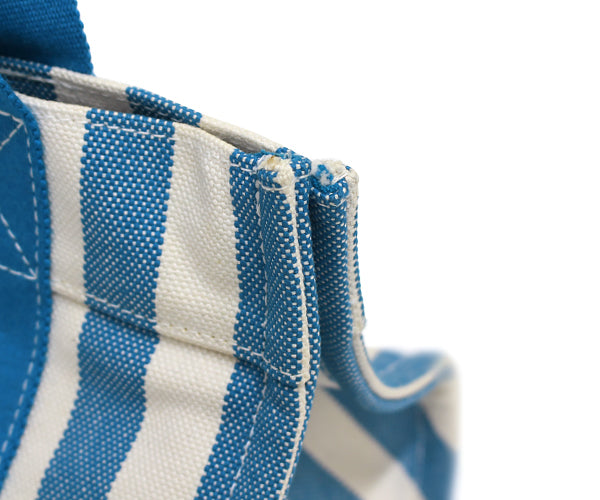 [Quality Shop Tenmaya] [Good condition] Hermes Canvas: Blue x White Cannes PM