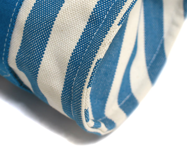 [Quality Shop Tenmaya] [Good condition] Hermes Canvas: Blue x White Cannes PM
