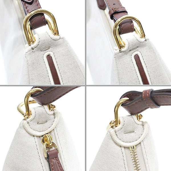 FENDI Graphic Small Canvas 3WAY Bag Lettering Hobo Bag Handbag Shoulder Women