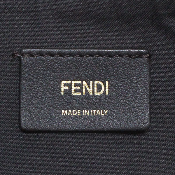 FENDI Graphic Small Canvas 3WAY Bag Lettering Hobo Bag Handbag Shoulder Women