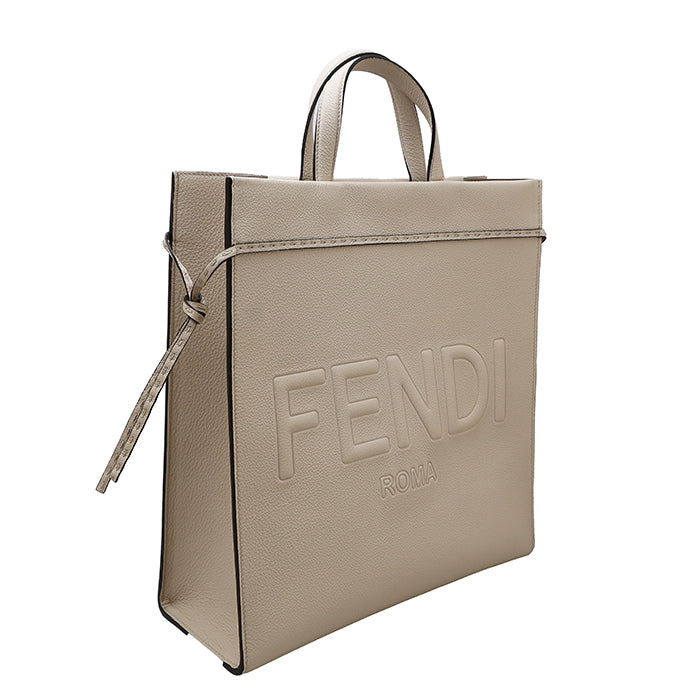 FENDI 2way tote bag shoulder bag leather white 7VA583 unused item ◆N rank