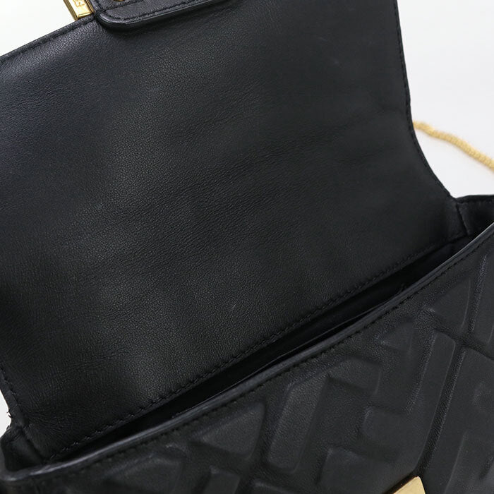 Good condition FENDI crossbody shoulder bag 8BS017 A72V F15ZW chain FF motif
