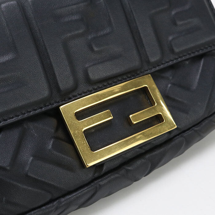Good condition FENDI crossbody shoulder bag 8BS017 A72V F15ZW chain FF motif