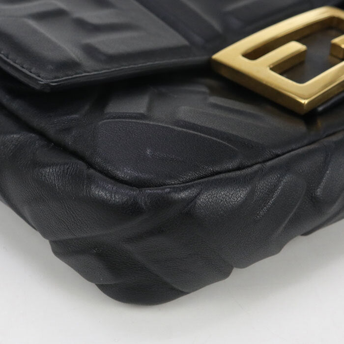 Good condition FENDI crossbody shoulder bag 8BS017 A72V F15ZW chain FF motif