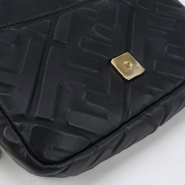 Good condition FENDI crossbody shoulder bag 8BS017 A72V F15ZW chain FF motif