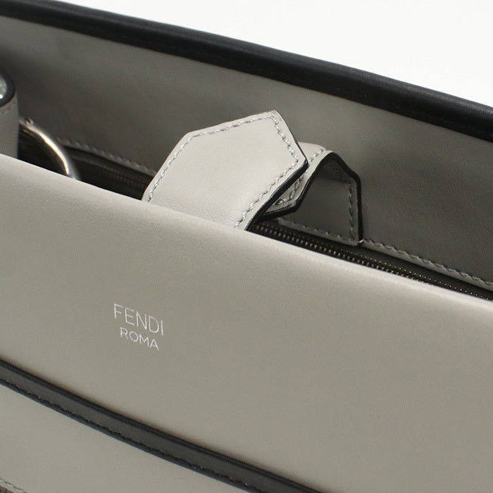 Good condition FENDI tote bag 8BH343 SIZ F1373 2WAY Runaway Women's Gray