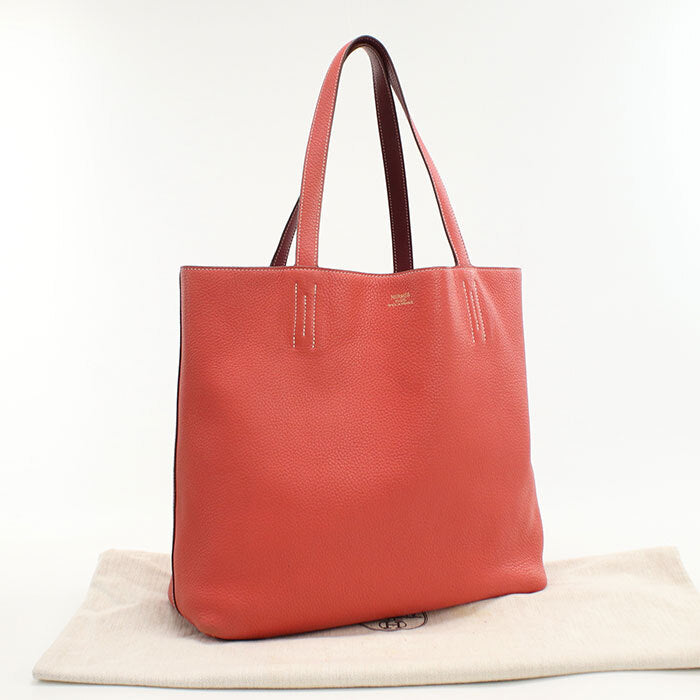 Good condition HERMES Hermes tote bag Double Sense 36 □N engraved women's pink