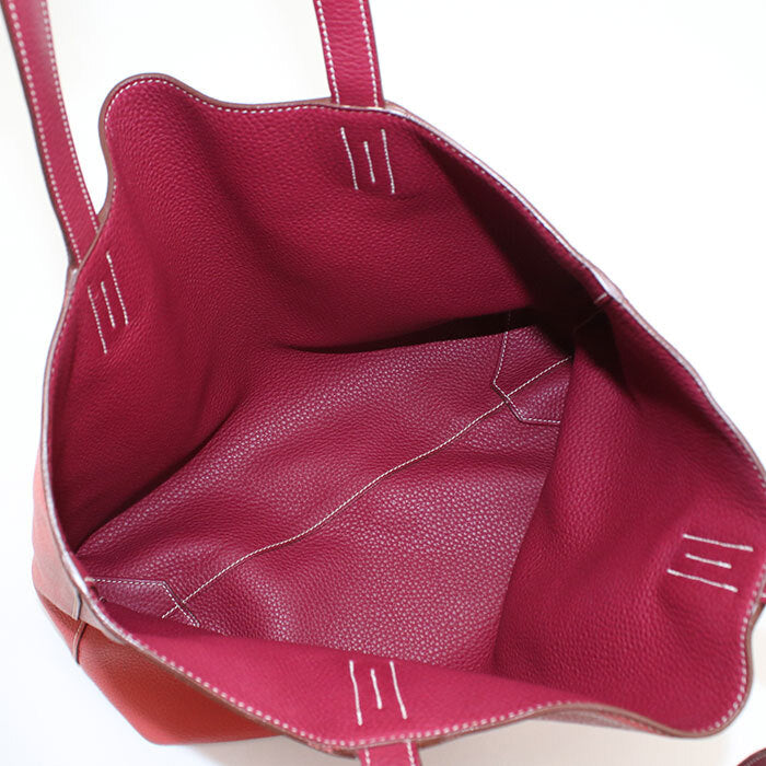 Good condition HERMES Hermes tote bag Double Sense 36 □N engraved women's pink