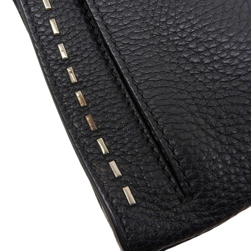 FENDI Celeria Shoulder Bag Messenger Bag Crossbody Shoulder Leather Black