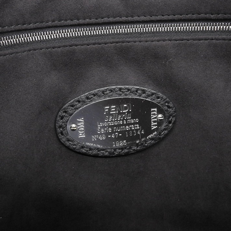 FENDI Celeria Shoulder Bag Messenger Bag Crossbody Shoulder Leather Black