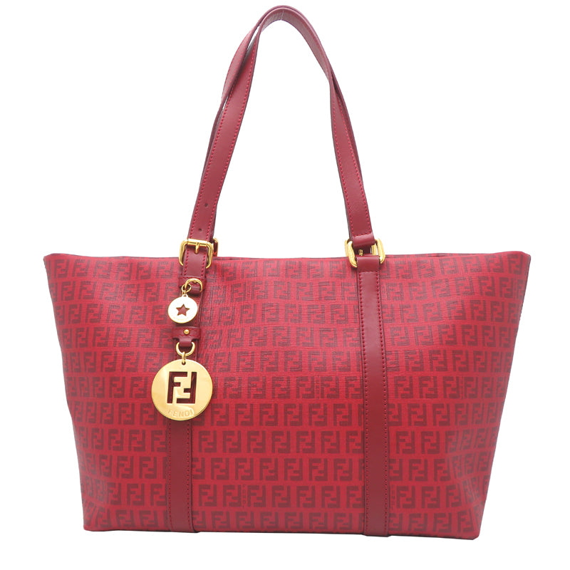 [Hanno Main Store] FENDI 8BH215-FB5 Tote Bag PVC Zucchino Red Women's DH86975