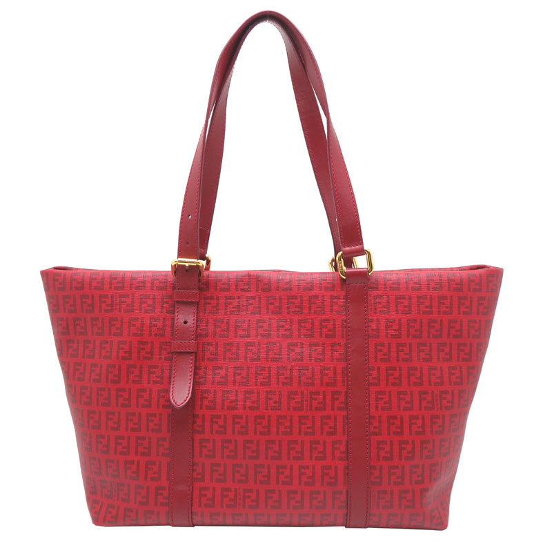 [Hanno Main Store] FENDI 8BH215-FB5 Tote Bag PVC Zucchino Red Women's DH86975