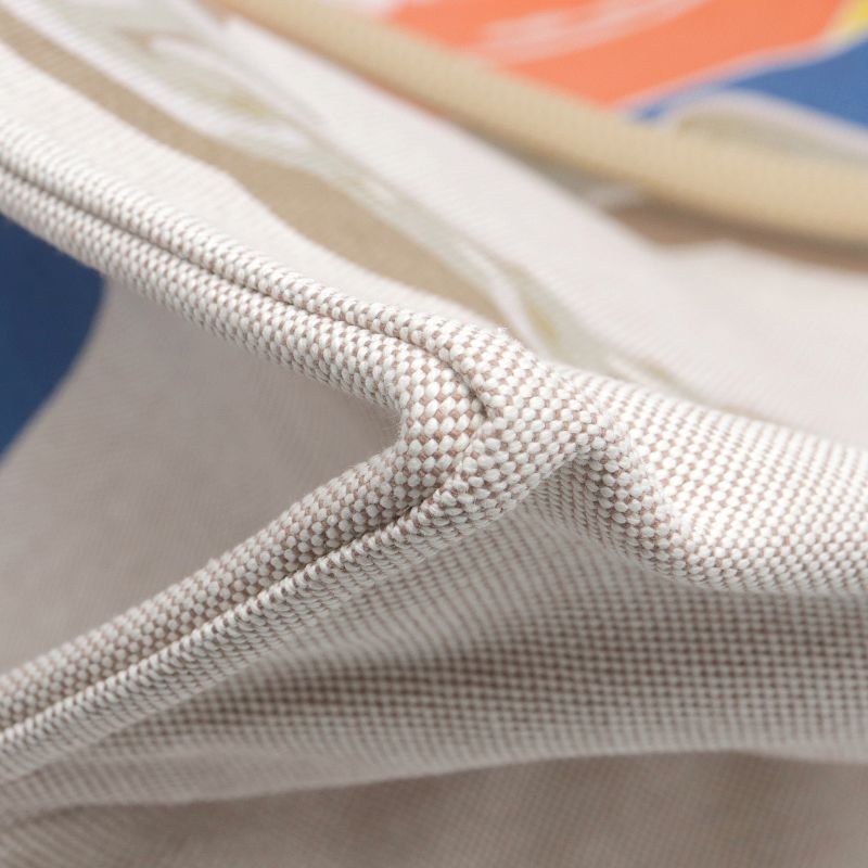 Hermes Beach Bag Escal Ala Plage Print H103743M01 Toile Ash Multicolor Tote Bag