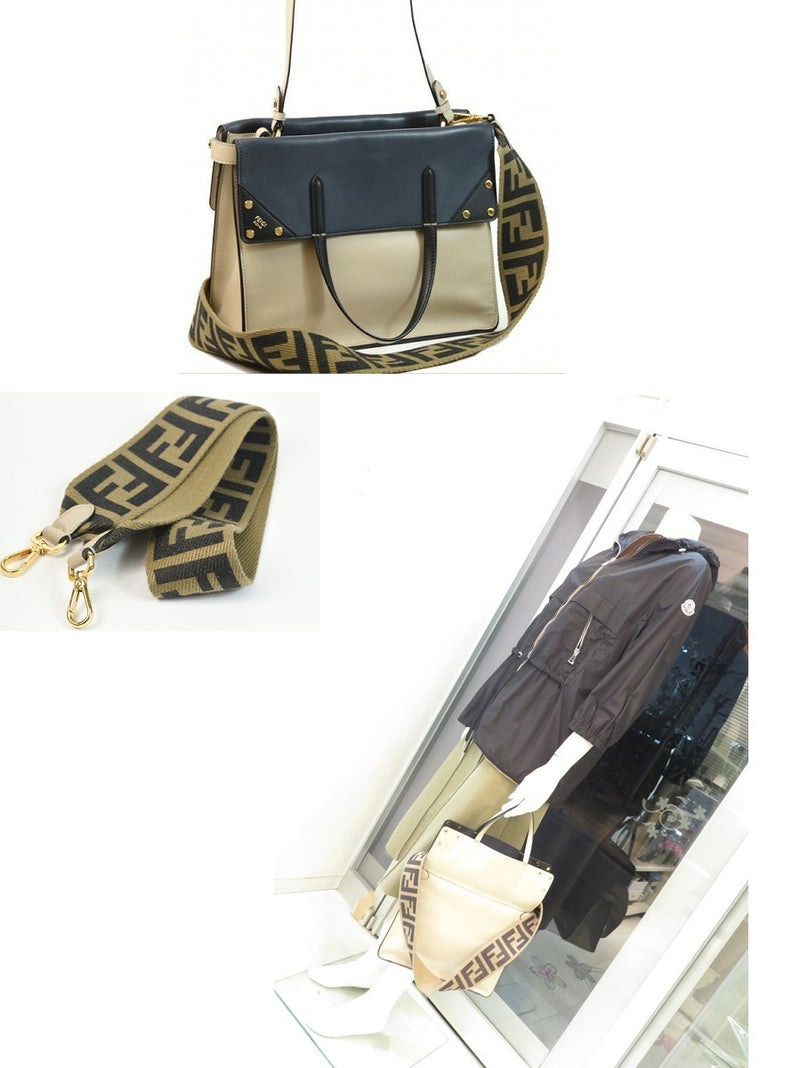 [New and unused] FENDI Flip Large Tote Bag 2WAY Shoulder Bag 8BT303