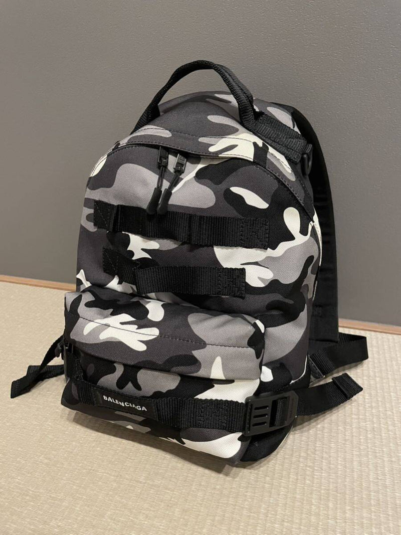 Balenciaga Camouflage ARMY Small Multi-Carry Backpack Rucksack