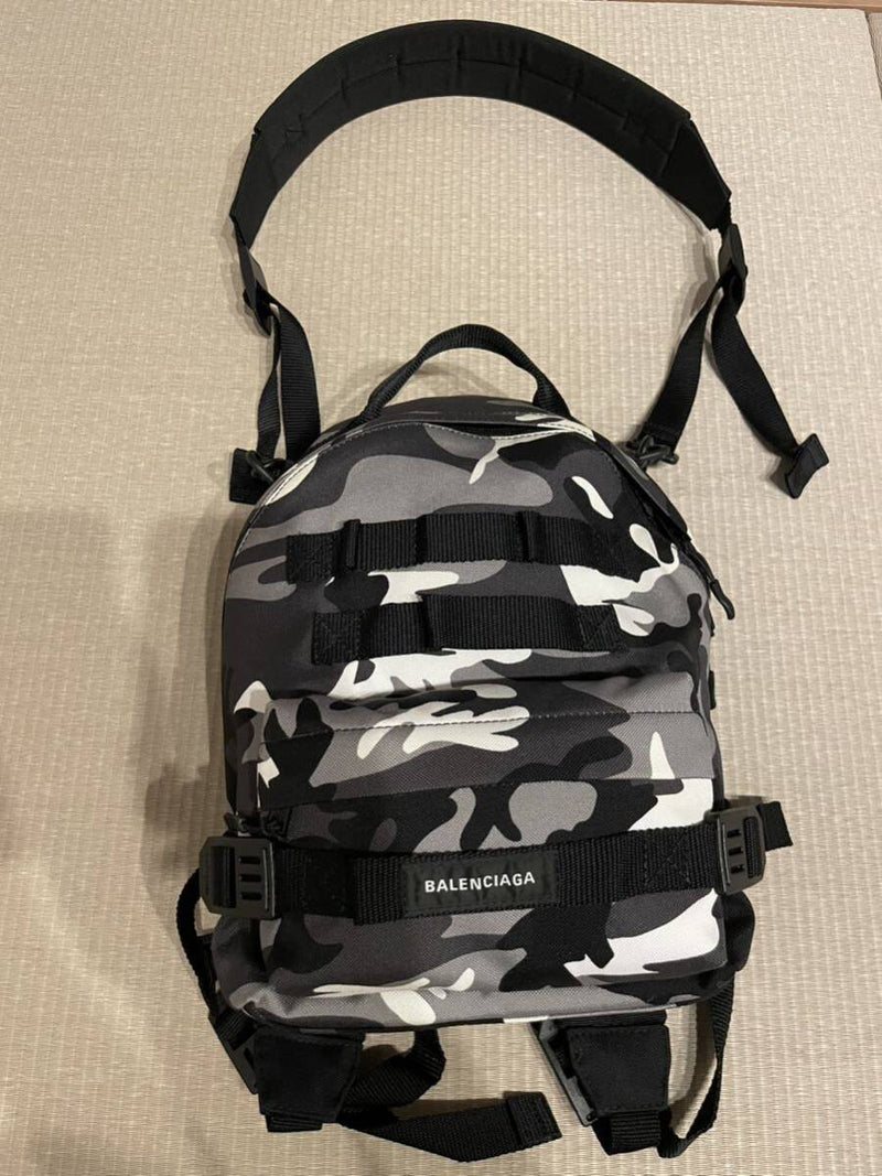 Balenciaga Camouflage ARMY Small Multi-Carry Backpack Rucksack