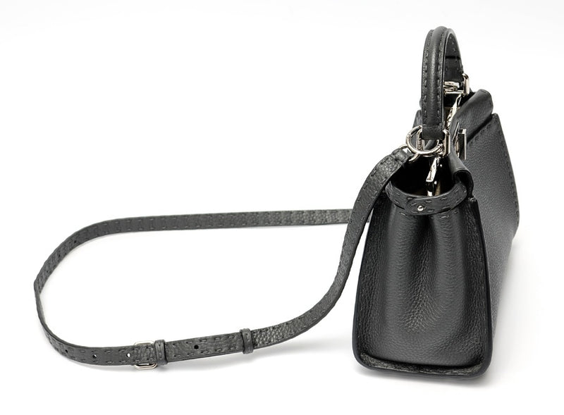 Fende Peekaboo Small Serelia 8BN244 Q0J F0N9A Asphalt Product Number T-158628