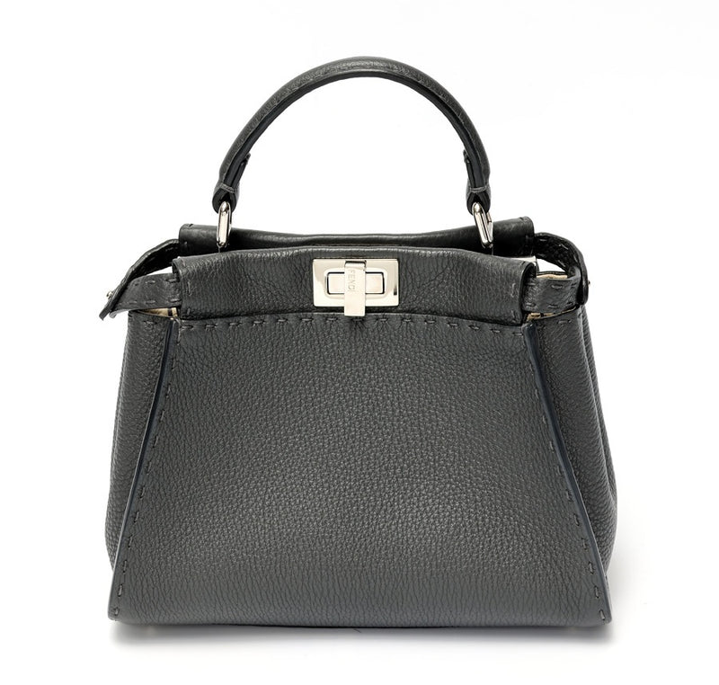Fende Peekaboo Small Serelia 8BN244 Q0J F0N9A Asphalt Product Number T-158628