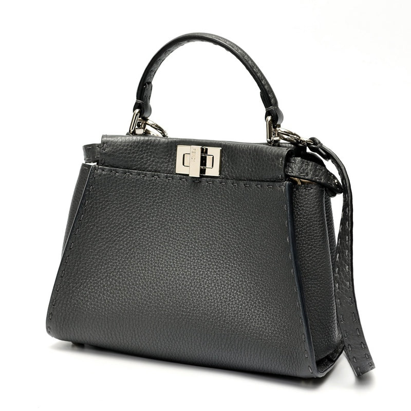 Fende Peekaboo Small Serelia 8BN244 Q0J F0N9A Asphalt Product Number T-158628