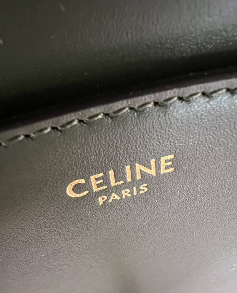 CELINE Shoulder Bag 32 2WAY Olive Green