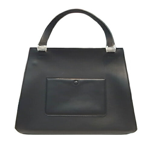 :CELINE 172603 Large Edge Black Leather Calf Shoulder Bag Handbag One Shoulder