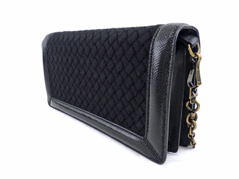 [Unused] Bottega Veneta Intrecciato Clutch Knot Chain Shoulder Bag Wool x