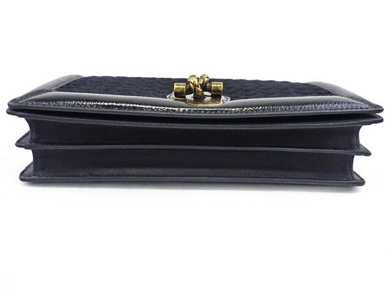 [Unused] Bottega Veneta Intrecciato Clutch Knot Chain Shoulder Bag Wool x