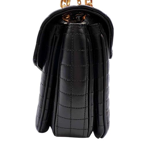 [Used] CELINE C Medium Chain Shoulder Bag S, CU, 5128 Bag Black Gold Hardware