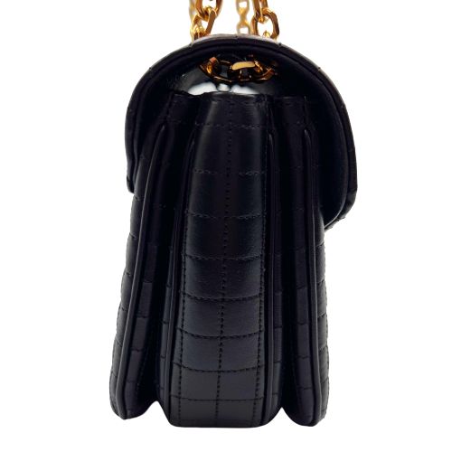 [Used] CELINE C Medium Chain Shoulder Bag S, CU, 5128 Bag Black Gold Hardware