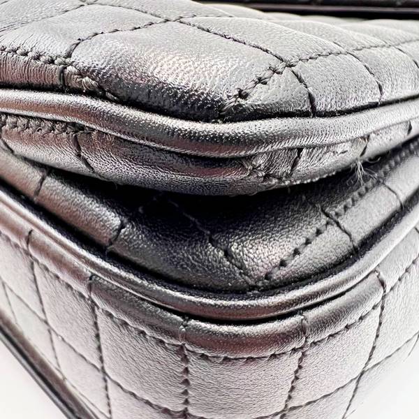 [Used] CELINE C Medium Chain Shoulder Bag S, CU, 5128 Bag Black Gold Hardware