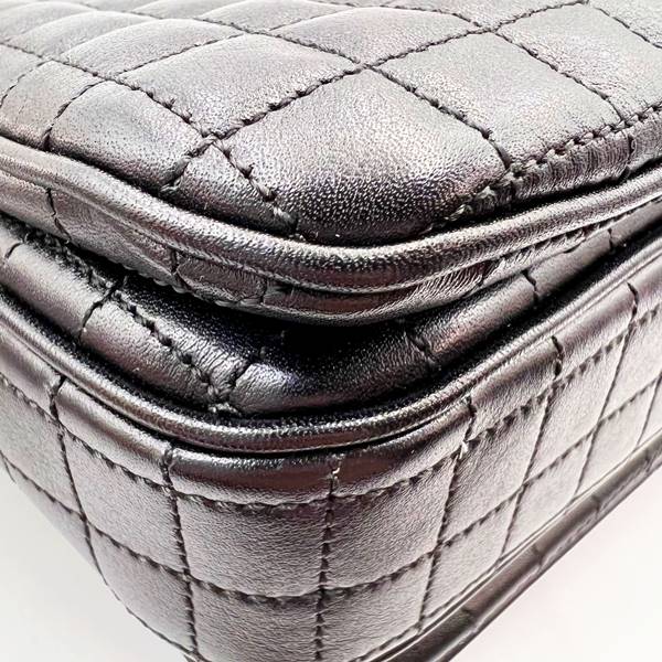 [Used] CELINE C Medium Chain Shoulder Bag S, CU, 5128 Bag Black Gold Hardware