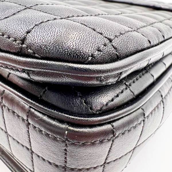 [Used] CELINE C Medium Chain Shoulder Bag S, CU, 5128 Bag Black Gold Hardware