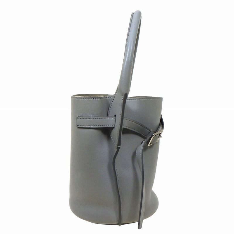 CELINE Big Bag Nano Bucket 187243 2way Shoulder Bag Bucket Handbag Light Gray