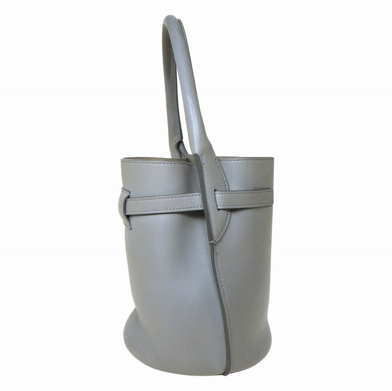 CELINE Big Bag Nano Bucket 187243 2way Shoulder Bag Bucket Handbag Light Gray